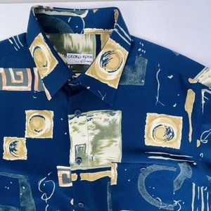 Georg Roth Of‎ Germany Shirt Short Sleeve Pocket Men's Large 41/42 EXCELLENT